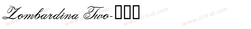 Lombardina Two字体转换